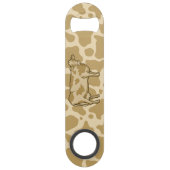 Kuhprofildrehzahl Flaschenöffner (Vorderseite)