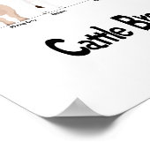 Kuhrasse Poster (Ecke)