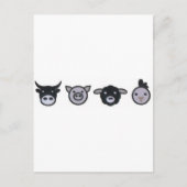 Kuhschaf Postkarte (Vorderseite)