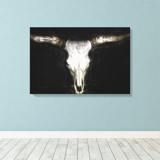 Kuhschäwe Leinwanddruck (Insitu (Holzboden))
