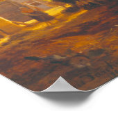 Kuhschuppen aus dem 19. Jahrhundert Poster (Ecke)