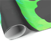 Kuhschwarz und Regenbogen Geschenke Geschenkpapier (Rolleneckpunkt)