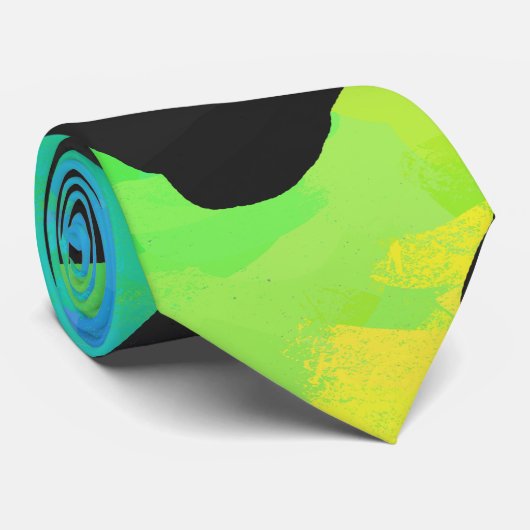 Kuhschwarz und Regenbogen Geschenke Krawatte (Gerollt)