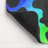 Kuhschwarz und Regenbogen Geschenke Mousepad (Ecke)