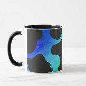 Kuhschwarz und Regenbogen Geschenke Tasse (Links)
