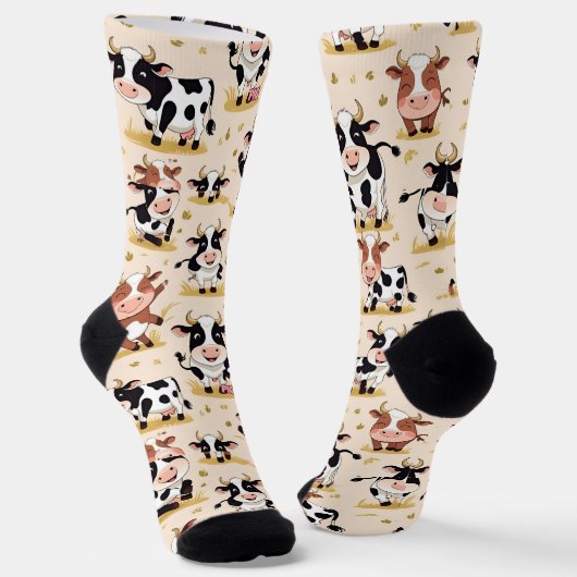Kuhsocken Socken (Gewinkelt)