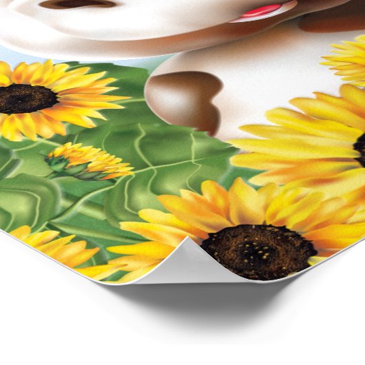 Kuhsonnenbauernhof Poster (Ecke)