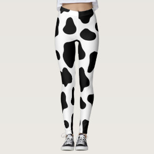 Kuhspelmuster Kühe Tierdruck Leggings