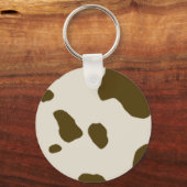 Kuhspülung Braune Imitate Schlüsselanhänger (Vorderseite)