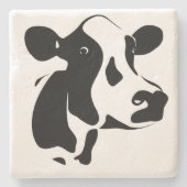 Kuhstein-Untersetzer Steinuntersetzer (Vorderseite)