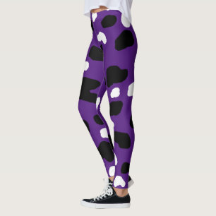 Kuhstollen auf Lila, Leggings