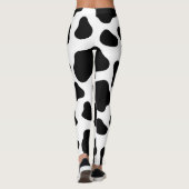 Kuhstumpf Muster Kühe Tierdruck Leggings (Rückseite)