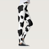 Kuhstumpf Muster Kühe Tierdruck Leggings (Rechts)