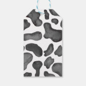 Kuhthema | Geburtstagsparty Danke Geschenkanhänger (Rückseite)