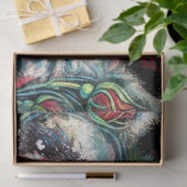 Kuhträume wärmerer Zeiten Blumendekoupage Seidenpapier (Geschenk)