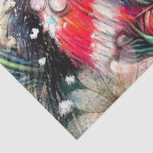 Kuhträume wärmerer Zeiten Blumendekoupage Seidenpapier (Detail)