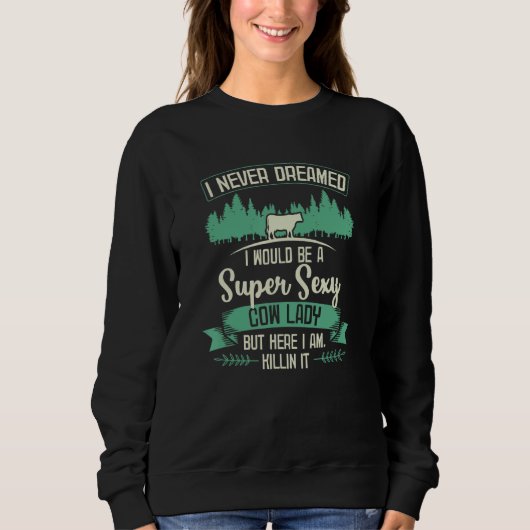 Kuhweibchen Bauer Rancher Sweatshirt (Vorderseite)