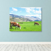 Kuhweideansicht Leinwand (Insitu (Holzboden))