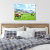Kuhweideansicht Leinwand (Insitu (Schlafzimmer))