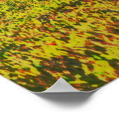 Kuhweiden in Texas Holstein Art Poster (Ecke)