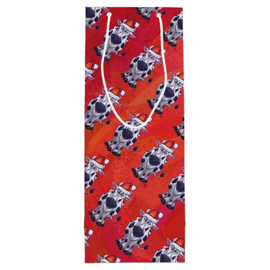 Kuhweih Geschenktüte Für Weinflaschen (Rückseite)