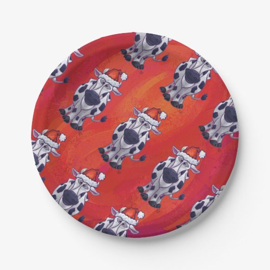 Kuhweih Pappteller (Vorderseite)