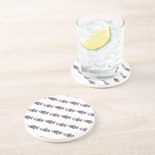 Kuhweih Sandstein Untersetzer (Seite)