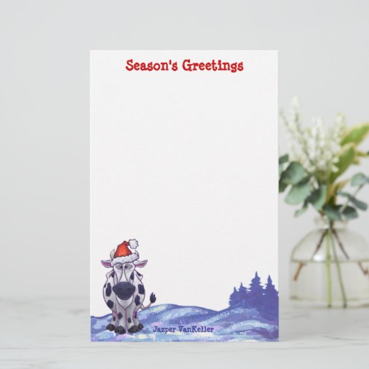 Kuhweihe Briefpapier (Stehend Vorderseite)