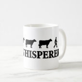 KuhWhisperer Kaffeetasse (VorderseiteRechts)
