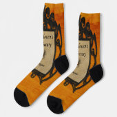 Kuhzunge Socken (Linkes Detail)