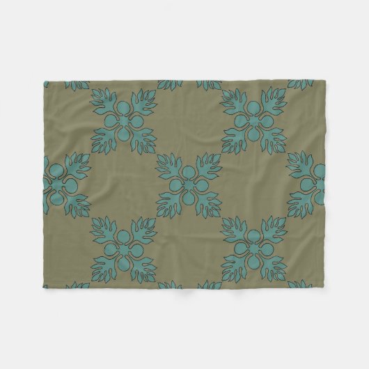 Kuiki Ulu Fleecedecke (Vorderseite (Horizontal))