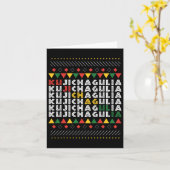 Kujichagulia Kwanzaa Afrikanisches Selbstdetermi Karte (Gelbe Blume)