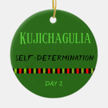 Kujichagulia - Kwanzaa Tag 2 Grün