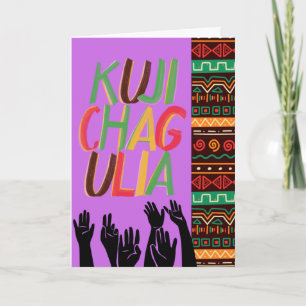 Kujichagulia Selbst-Entschlossenheit Kwanzaa Karte