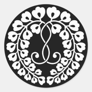 Kujo Glyzinie Runder Aufkleber