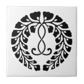 Kujo wisteria fliese (Vorderseite)