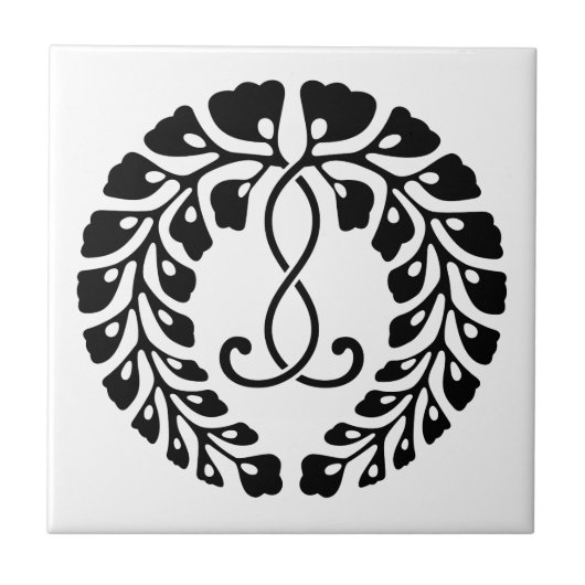 Kujo wisteria fliese (Vorderseite)