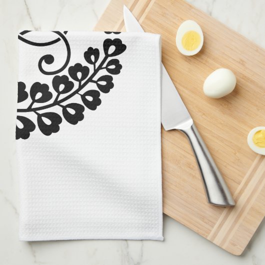 Kujo wisteria geschirrtuch (Viertel Falte)