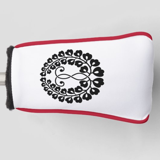 Kujo wisteria golf headcover (Vorderseite)