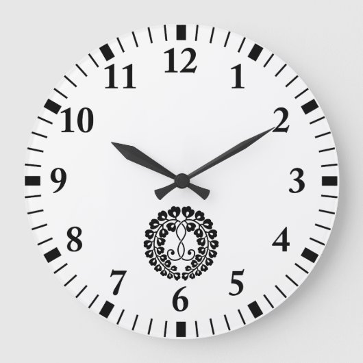 Kujo wisteria große wanduhr (Vorderseite)