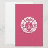 Kujo wisteria H Briefpapier (Vorne/Hinten)