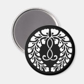 Kujo wisteria magnet (Vorderseite/Rückseite)