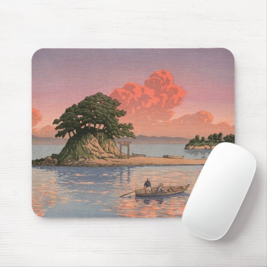 Kujukushima Shimabara von Kawase Hasui Mousepad (Mit Mouse)
