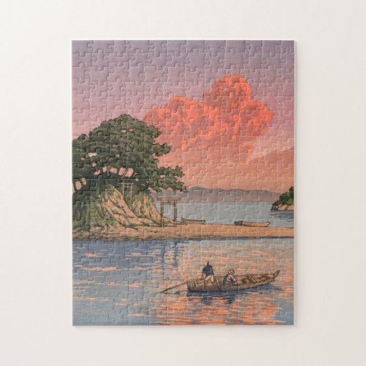 Kujukushima Shimabara von Kawase Hasui Puzzle (Vertikal)