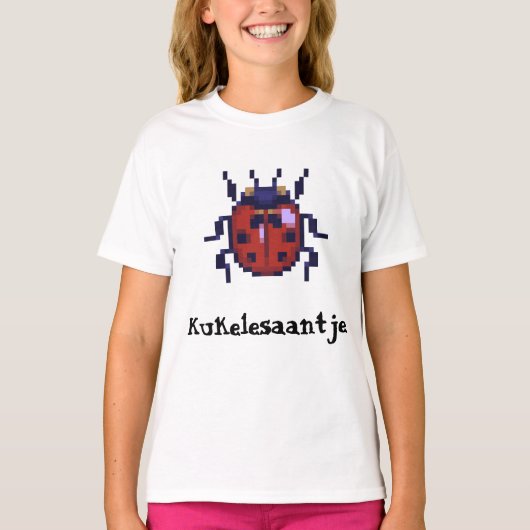 Kukelesaantje pixel art T-Shirt (Vorderseite)