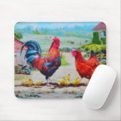 Küken auf dem Bauernhof Mousepad (Mit Mouse)