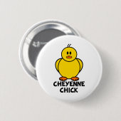 Küken Cheyennes Wyoming Button (Vorne & Hinten)