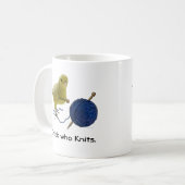 Küken die Strick Kaffee-Tasse Kaffeetasse (Vorderseite Links)