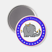 Küken für Republikaner-Magnet Magnet (Vorderseite/Rückseite)