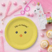 Küken-Gesicht Pappteller (Party)